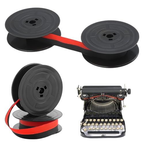 2 Pièces GR4 Ruban pour Machine à Écrire,Ruban Machine a Ecrire en Nylon,Ruban De Machine À Écrire Double Paquet,Compatible avec les Modèles Classiques...