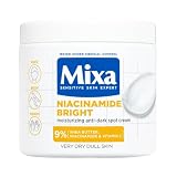 Mixa Crema Idratante Anti-Macchie, Per Pelle Secca e Spenta, Pelle Idratata per 48H, Incar...
