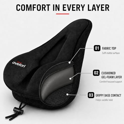 Funda de Asiento para Bicicleta Acolchada con Gel y Espuma, Compatible con Bicicletas Peloton, NordicTrack, Spin y Estacionarias, Ajuste Antideslizante con Cordón, Cubierta Impermeable Incluida miniatura 7