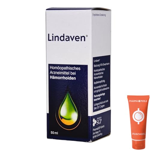 Lindaven bei Hämorrhoiden und Krampfadern I homöopathisches Arzneimittel I bei akuten und chronischen Beschwerden I Sparset mit Pharma Perle give-away (1 x 50 ml)