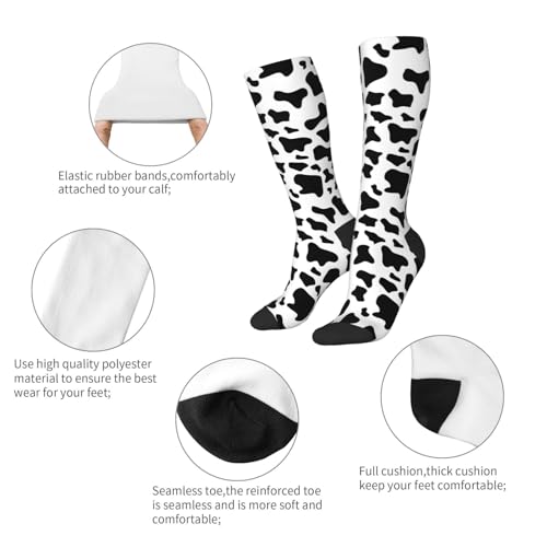 Image of Knee High Socks for Women Girls Fashion Women's Festival Stockings for Casual Running Work Travel