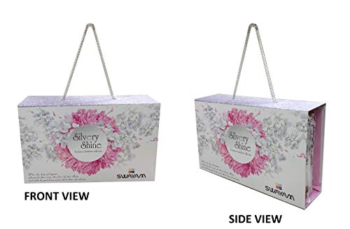 Image of Swayam Pure Cotton Double Bedsheet with 2 Pillow Covers | 160 TC Soft Breathable Bed Sheet | Ethnic Motifs Printed | Size 90 x 100 inch | Comfortable & Durable for Bedroom - Pink