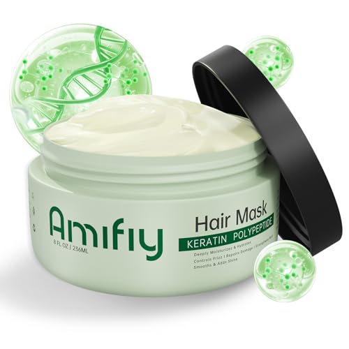 Amifiy Keratin Hair Mask, Multi-care Deep Conditioning Hair