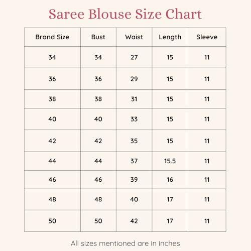Image of Studio Shringaar Women Cotton Half Sleeve Madras Checks Saree Blouse with Stretchable Sides