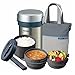 Zojirushi - Thermos per alimenti "Bento Bako", in acciaio inox - SL-NC09-ST