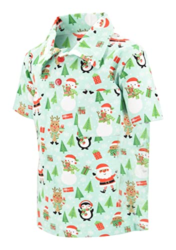 Image of Unique Baby Short Sleeve Collared Boys Polo Shirt, Toddler Kids Polo Shirts