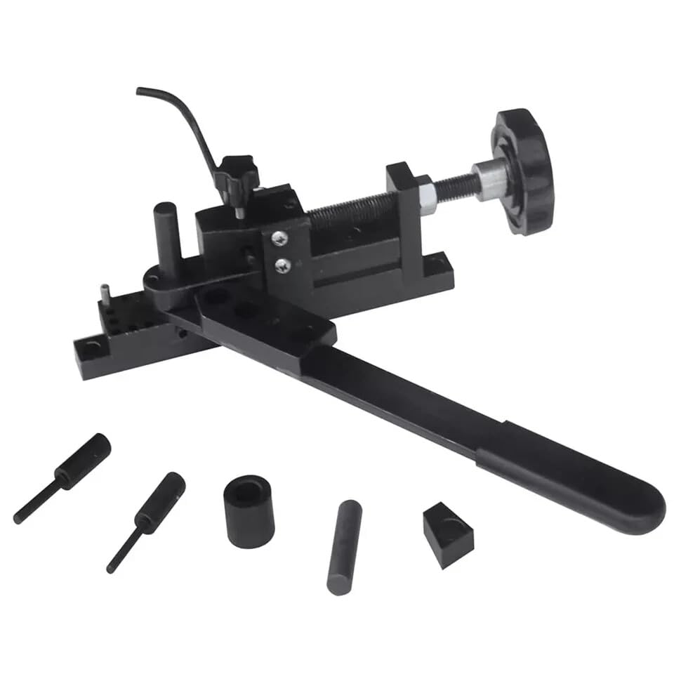 Mini piegatrice universale del metallo che piega il montaggio forma il filo, tubo metallico piatto-Amz502
