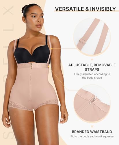 Image of SHAPELLX Fajas Colombianas Shapewear for Women Tummy Control Bodysuit