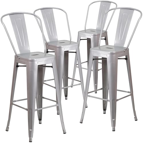 Flash Furniture Lily Commercial Grade 4 Pack 30