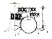 Pearl Roadshow Jr. 5 piece Drum Set w/Hardware and Cymbals, Jet Black