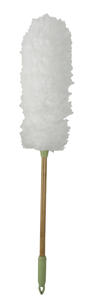 Evriholder Microfiber Duster Cleaning Tool with Handle Made of Sustainable Bamboo