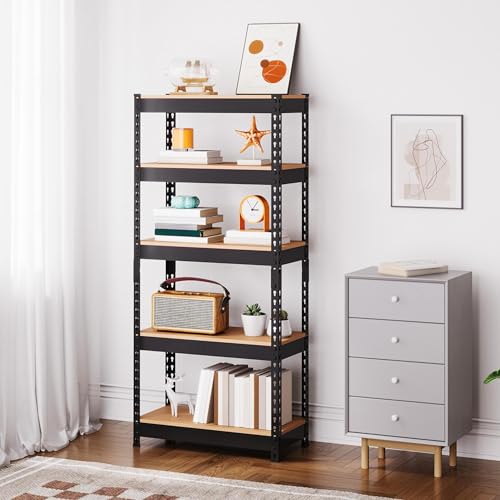Yaheetech YT-00139009 Standing Shelf Units 5 Tier Shelving Unit Adjustable Garage Shelving Metal Shelving Unit Utility Rack Heavy Duty Industrial Shelving thumb #1