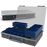 BOXKRAFT Sortierbox [2er Set] - Stabil und hochwertig - Sortimentskasten für Schrauben und andere Kleinteile - Deckel schließt bündig - Kleinteilemagazin - Ein Muss für alle Heimwerker
