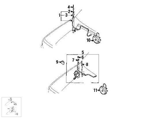 Manual Automotive Antenna Ornament Nut Best for and Compatible with 1995-2004 Toyota Tacoma Mounted Radio Base Bezel Fender Replacement Part 86396-16020