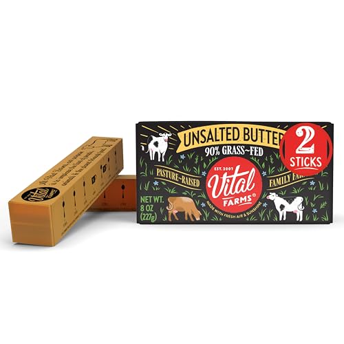 Vital Farms Unsalted Butter, 8oz