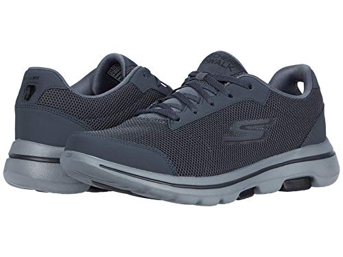 Image of Skechers Mens Gowalk 5 Qualify - Athletic Mesh Lace Up Performance Walking Shoe