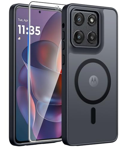 Image of FNTCASE for Moto G Stylus 5G 2026 Case: Motorola G Stylus 2025 Case [Compatible with Magsafe] Translucent Matte Cases with [Screen Protector] Military Grade Shockproof Protective Phone Cover