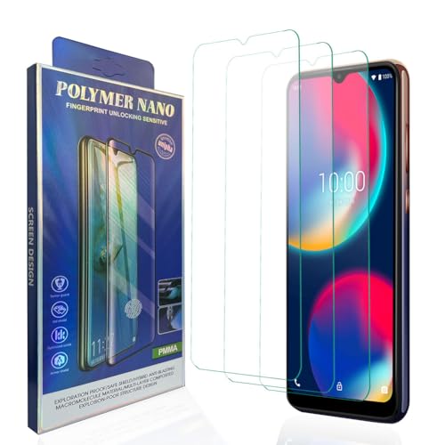 KLYEU Protecteur D'écran pour Wiko View 4, protecteur d'écran film de protection film blindé HD 9H film Verre Trempé Compatible avec Wiko View 4 3 pièces