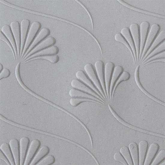 Cool Tools - Flexible Texture Tile - Fanning Out Embossed - 4" X 2"