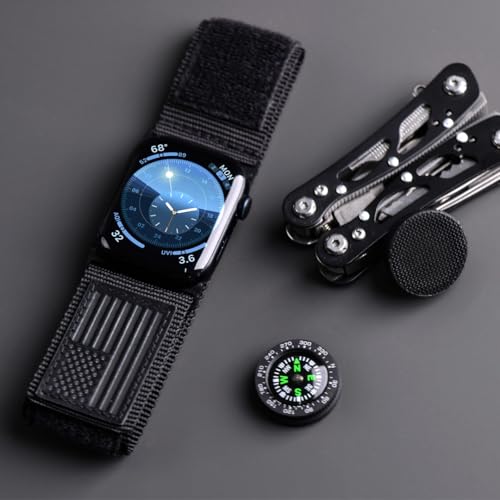Brújula Micro SnapHook Tefeca para bandas con superficie de loop miniatura 6