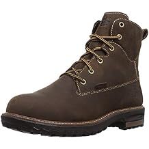 Timberland PRO Womens Hightower 6" Alloy Toe Waterproof Industrial & Construction Shoe, Kaffe Full-Grain Leather, 8.5 M US