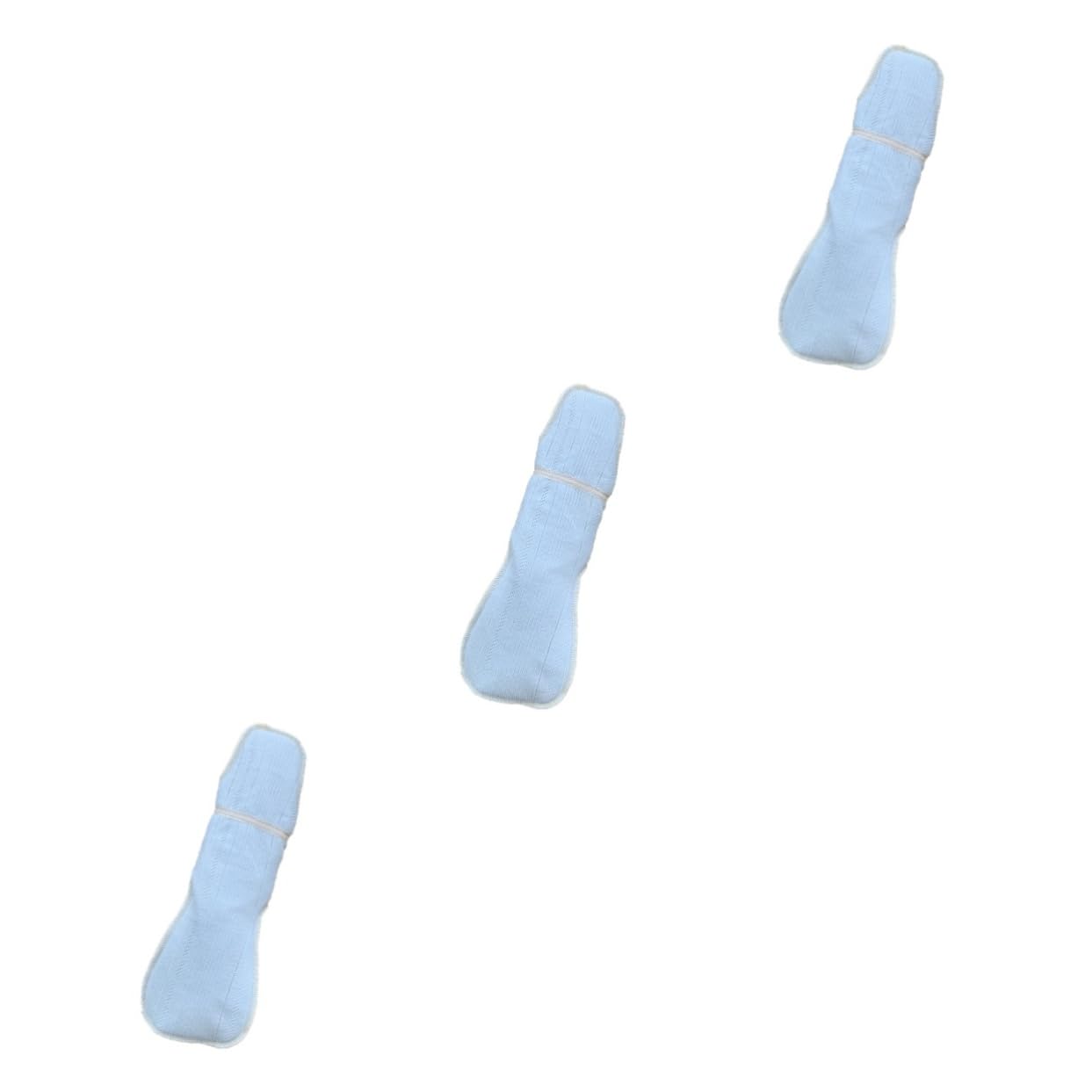 3 Compresas Menstruales De Algodón Cómodas Reutilizables Con Botón Resistentes A Fugas Lavables Tamaño 29 Cm