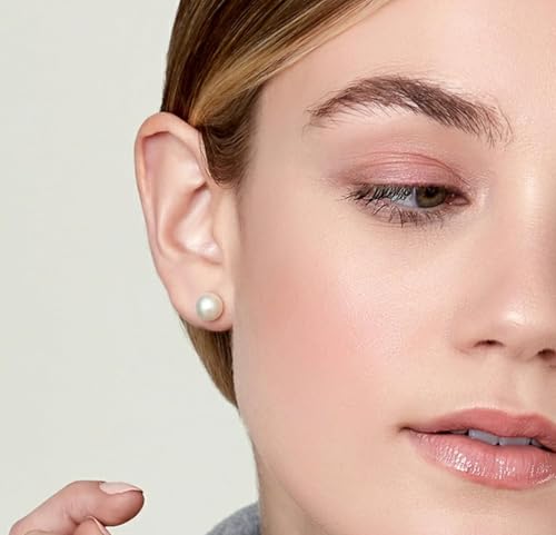 Pearl Stud Earrings, 12 Pairs Hypoallergenic Composite White Pearl Earrings Stud for Women, Round Ball Earrings Set Birthday Bridal Wedding Christmas Jewelry2