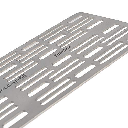 Grade, Romacci Titanium Barbecue Grill Placa ultraleve ao ar livre para churrasco de acampamento