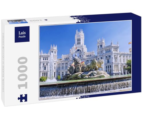 Puzzle de Madrid Fuente de la Cibeles 1000 piezas Lais Puzzle España