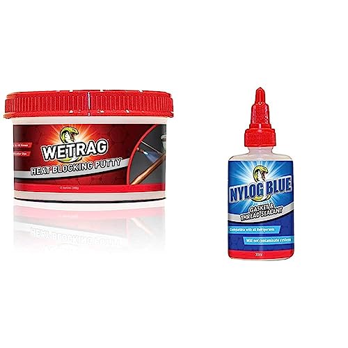 Refrigeration Technologies RT400P Viper Wetrag Heat Blocking Putty Jar (1) and RT201B Nylog Gasket/Thread Sealant