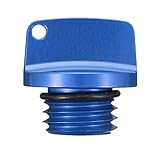 Schraubmontage YSHTAN Motorrad-Öltankdeckel Motorradteile Deckel Abdeckung Motorrad CNC Öl Tankdeckel Motor Tankdeckel für Hond-a Yamah-a Kawasaki - Blau