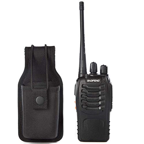 Image of LUITON Radio Holder Radio Holster Baofeng Case Two Way Radio Pouch for Walkie Talkies Nylon Holster for Motorola Kenwood Icom HYT Arcshell Baofeng UV5R UV82 888S F8HP Retevis(2 Pack)
