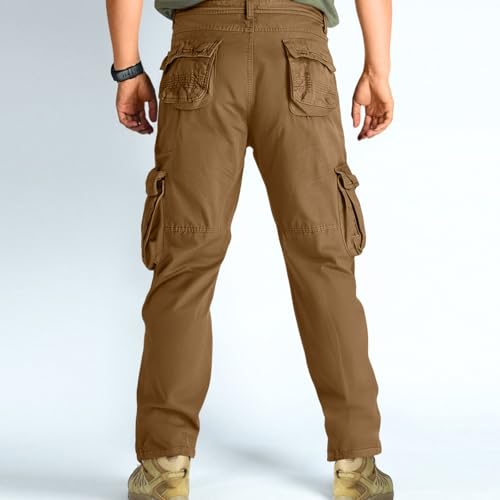 Men's Outdoor Tactical Pants Rip Stop Lightweight Waterproof Military Combat Cargo Work Hiking Pants3