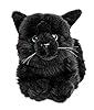 Uni-Toys - Chat Noir, couché - 20 cm (Longueur) - Chaton en Peluche - Peluche, Doudou #1