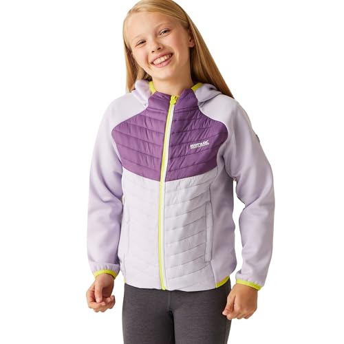 Childrens/Kids Kielder VIII Hybrid Jacket (3-4 Years) (Moroccan Blue/Piquant Green/Citron Lime)