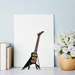 Rongm Guitare Miniature exquise Guitare électrique simulée réaliste de 7,3 Pouces pour Maison de poupée avec boîte de… - Les Beatles, Paul McCartney, John Lennon, RIngo Starr, George Harrison Rongm Guitare Miniature exquise Guitare électrique simulée réaliste de 7,3 Pouces pour Maison de poupée avec boîte de… – Image 5