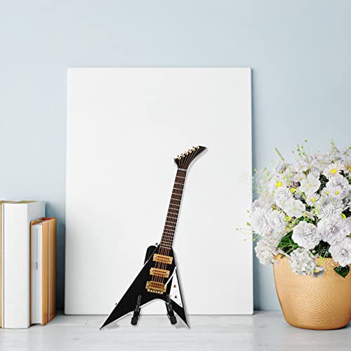 Tnfeeon Guitare Miniature, décoration 7,3 Pouces modèle de Mini Guitare simulée pour la Maison - Les Beatles, Paul McCartney, John Lennon, RIngo Starr, George Harrison Tnfeeon Guitare Miniature, décoration 7,3 Pouces modèle de Mini Guitare simulée pour la Maison – Image 6