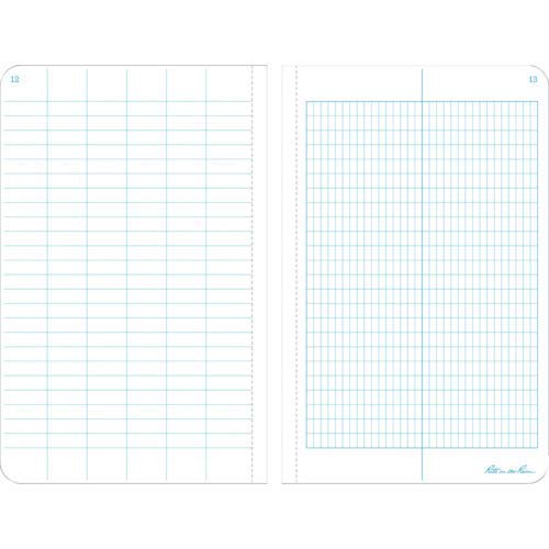 Rite in the Rain Weatherproof Hard Cover Notebook, 4.75" x 7.5", Yellow Cover, Transit Pattern (No. 300F) - Image 2