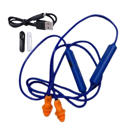 Auriculares con Tapones,Diadema Cervical - Batería De 12 Horas Impermeables Con Reducción De Ruido,Protección Auditiva Para Almacén Jardinería Y Entornos Laborales