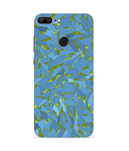 Image of Silence Printed Light Blue Diamount Cut Themes Designer Hard Back Case Cover for Huawei Honor 7 Lite