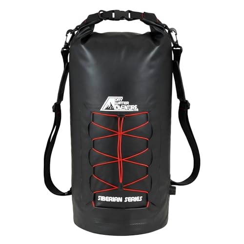 Dry Water Adventure Waterproof Cooler Backpack - Marine Grade Insulated Dry Bag, 20 Liter 5.3 Gallon | 8mm Closed-Cell Foam, Leak-Proof PEVA Liner | Kayaking, Boating, Beach, Camping Cooler Bag