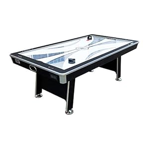 PUCK Apollo 7-Foot Air Hockey Table (Black)