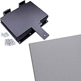 HOLSTEX Carbon Fiber Thermoform Sheet + Kydex Holster Molding Press Bundle - (0.080 Thickness) - (12in x 12in Sheets) - (Battleship Gray) - (1 Pack) - for DIY Kydex Holster Making