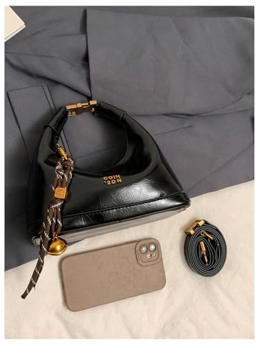 Verdusa Women's Snake Skin Texture PU Tote Bag Vintage PU Leather Shoulder Bag with Zipper4