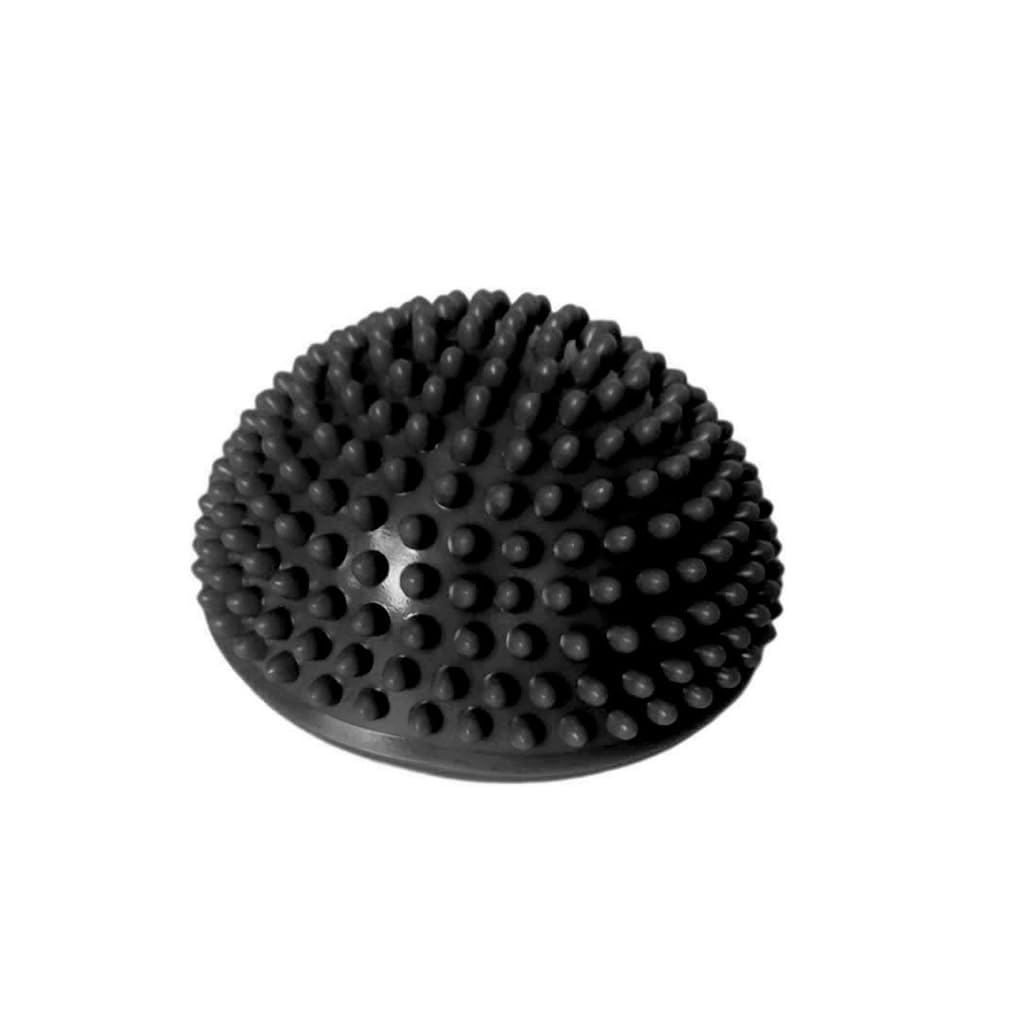 Juego de 2 cápsulas de equilibrio de amplia aplicación para un masaje eficaz, duraderas y prácticas, seguras y semicirculares, pelotas de yoga, deportivas, color negro