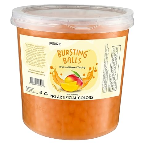 Mango Boba Pearls Mango Popping Bursting Boba Bubble Tapioca Pearls