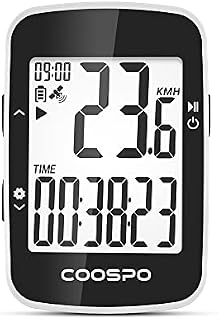 COOSPO BC26 GPS Bike Computer Bluetooth 5.0 Wireless Cycling Computer Waterproof GPS Speedometer 2.3 Inch Screen with Auto Backlight