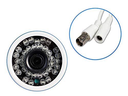 Vetrineinrete® Telecamera bullet AHD 3 mp lente 3.6 mm 35 led visione notturna videocamera per interno ed esterno