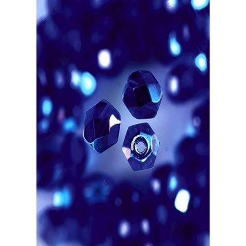 100 Glasperlen Facettiert, Rund, Aqua, 4 Mm – Für Schmuck, Basteln & DIY-Projekte
