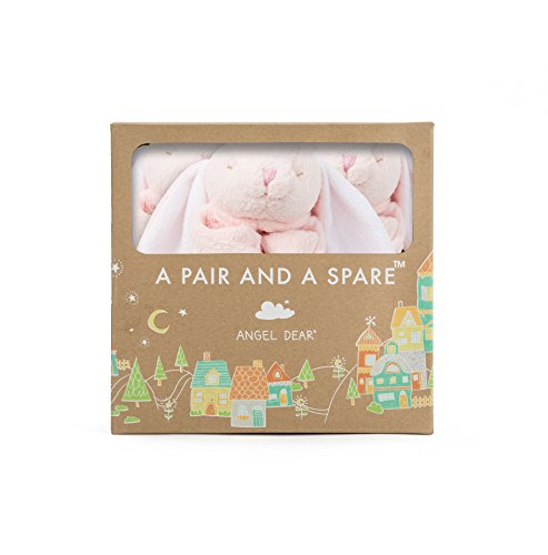Image of Angel Dear - Pink Bunny, Pair and A Spare Blankie Set